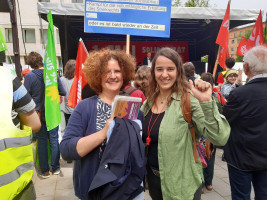 mit Heike Heubach, unserer Abgeordneten im Bundestag