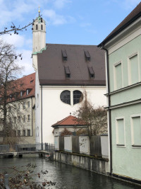 bei St. Ursula - hier war Baden nur "ohne Freude" erlaubt